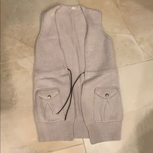 Gray Wool Vest